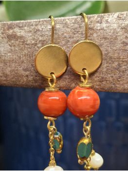 Boucles d'oreilles nature