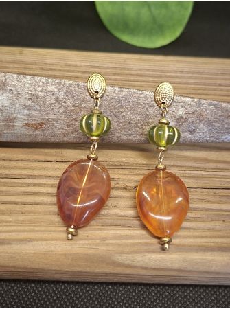 Boucles d'oreilles Mila, .caramel.