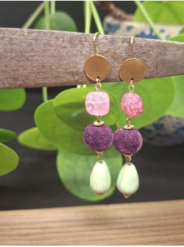 Boucles d'oreilles chabadabada.