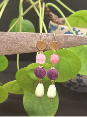 Boucles d'oreilles chabadabada.