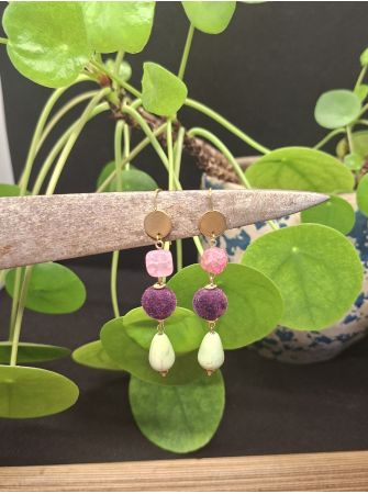 Boucles d'oreilles chabadabada.