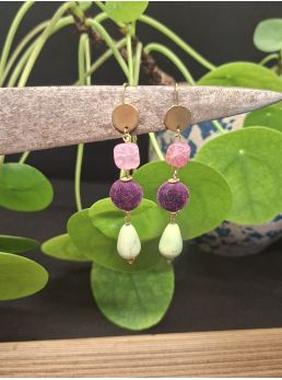 Boucles d'oreilles chabadabada.