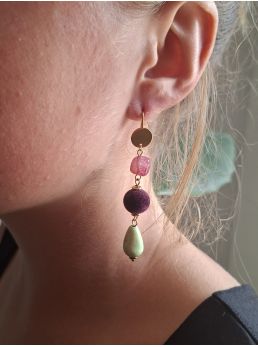 Boucles d'oreilles chabadabada.
