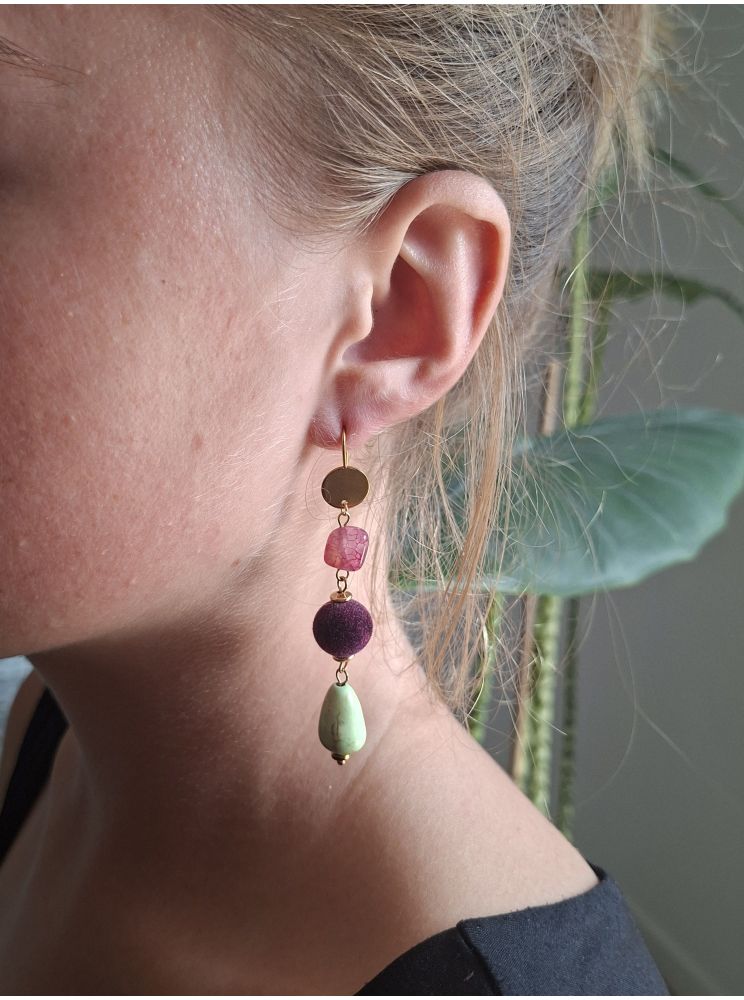 Boucles d'oreilles chabadabada.