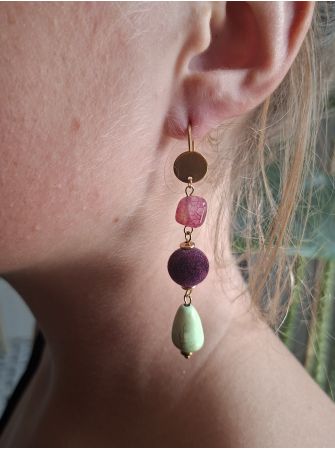 Boucles d'oreilles chabadabada.