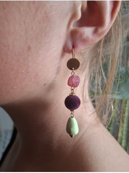 Boucles d'oreilles chabadabada.