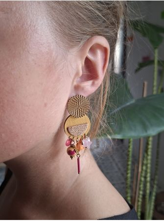 Boucles d'oreilles 5 terres.