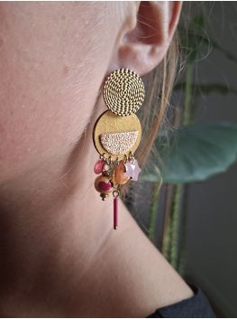 Boucles d'oreilles 5 terres.