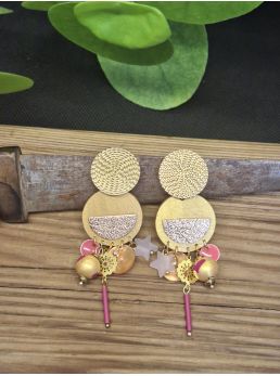 Boucles d'oreilles 5 terres.