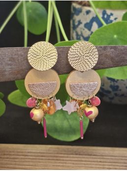 Boucles d'oreilles 5 terres.