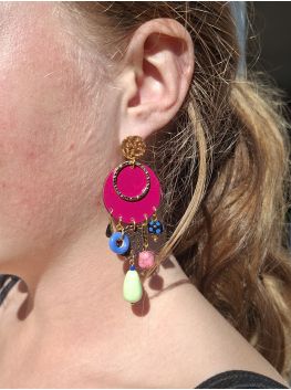 Boucles d'oreilles 5 terres.