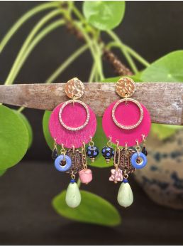 Boucles d'oreilles 5 terres.