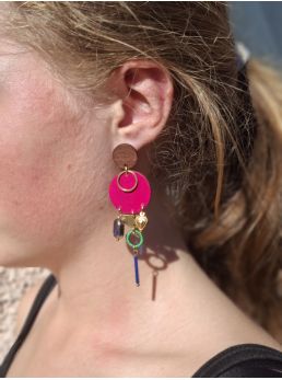Boucles d'oreilles 5 terres.
