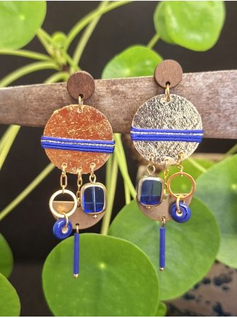 Boucles d'oreilles 5 terres.
