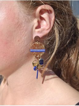 Boucles d'oreilles 5 terres.