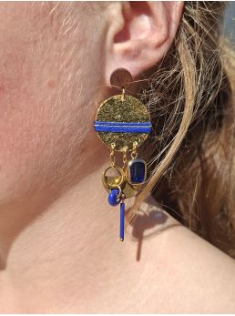 Boucles d'oreilles 5 terres.