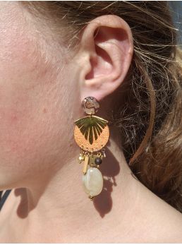 Boucles d'oreilles 5 terres.