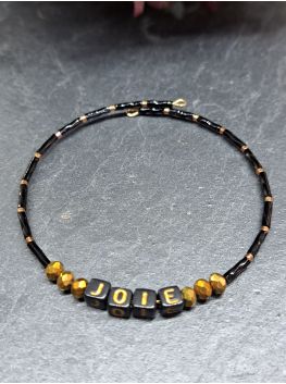 Message noir "Joie" 1