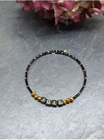 Message noir "Joie" 1