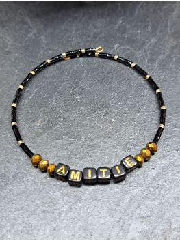 Message noir "Amitié" 1