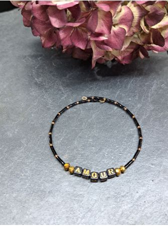 Message noir "Amour" 1