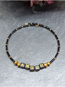 Message noir "Amour" 1